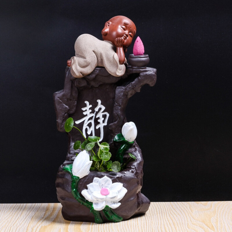 創(chuàng)意與雅致并蓄 瓷都陶瓷倒流香爐與水培植物擺件，商務(wù)與禮贈(zèng)的完美選擇